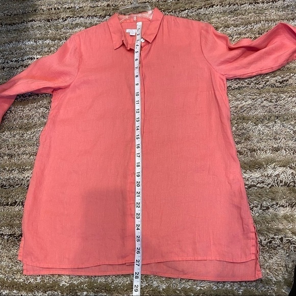 J. Jill Love Linen Long Sleeves Button Down Women's Shirt Size S - Picture 8 of 9